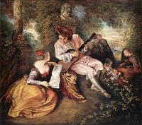 Watteau, Jean-Antoine - The Love Song